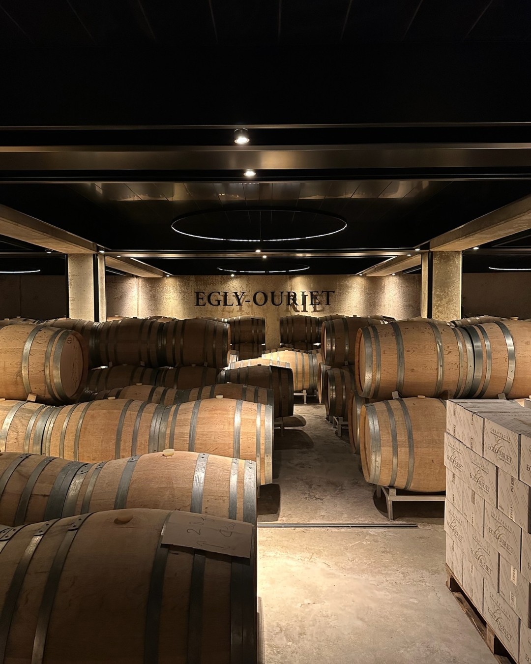 La cave à champagne d'egly-ouriet