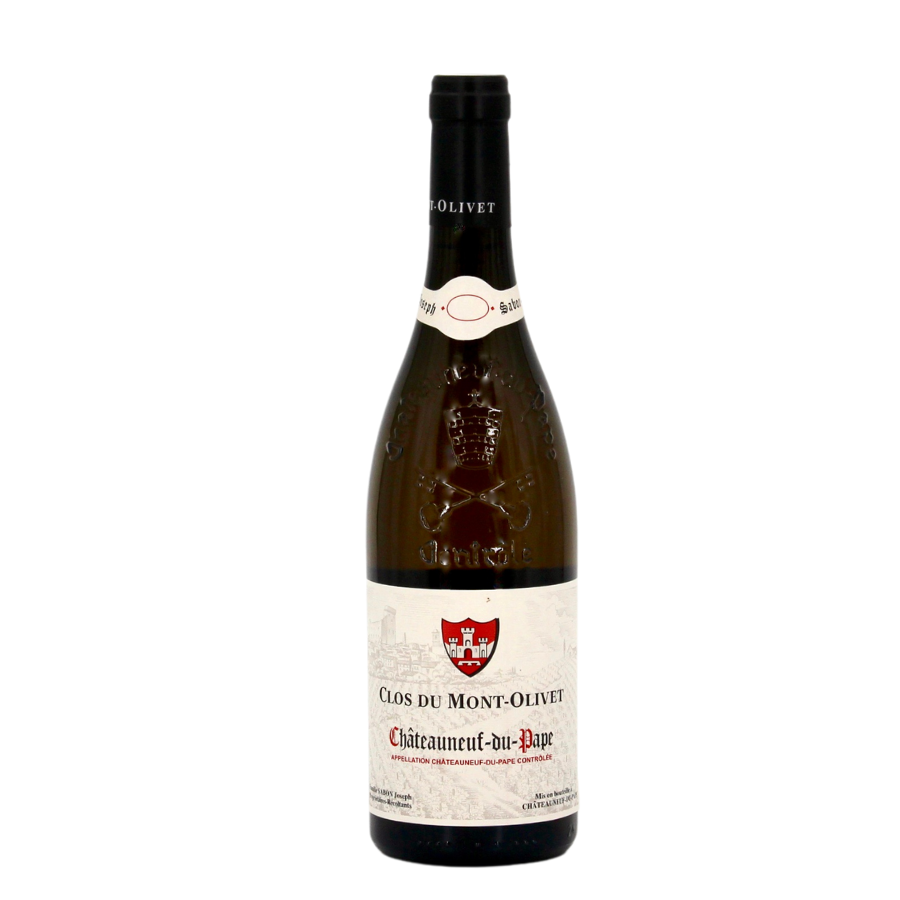 Clos du Mont-Olivet Châteauneuf-du-Pape 2023 – une cuvée complexe et généreuse, avec des notes de fruits noirs, de garrigue et une belle profondeur