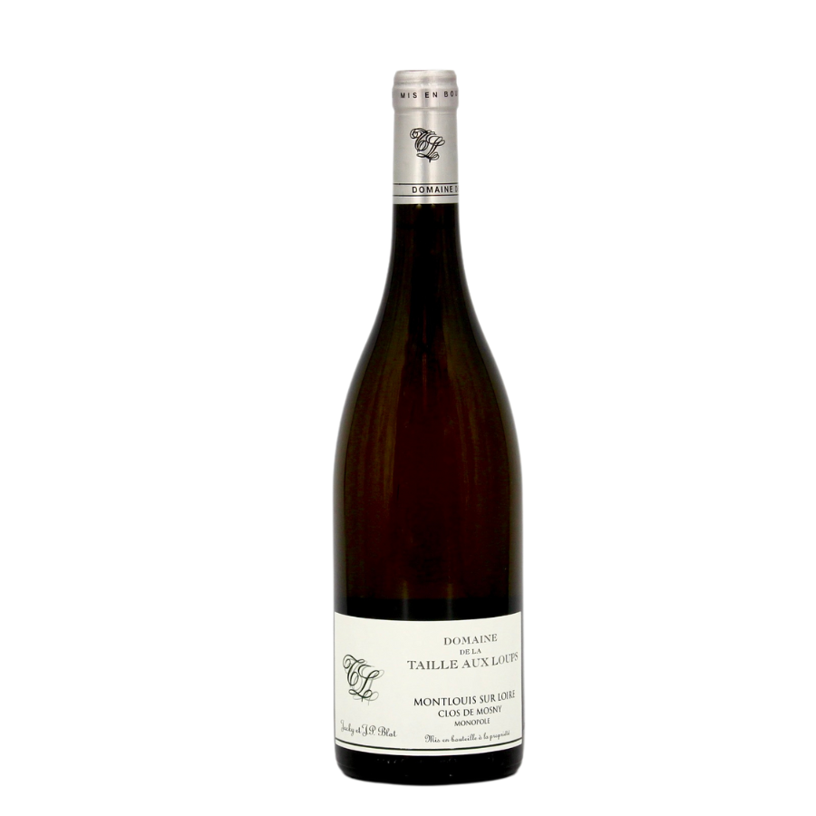 Jacky Blot Ampleé de la Taille aux Loups 2022 – un Chenin Blanc intense et vibrant, aux arômes de pomme verte, de miel et une minéralité tranchante.