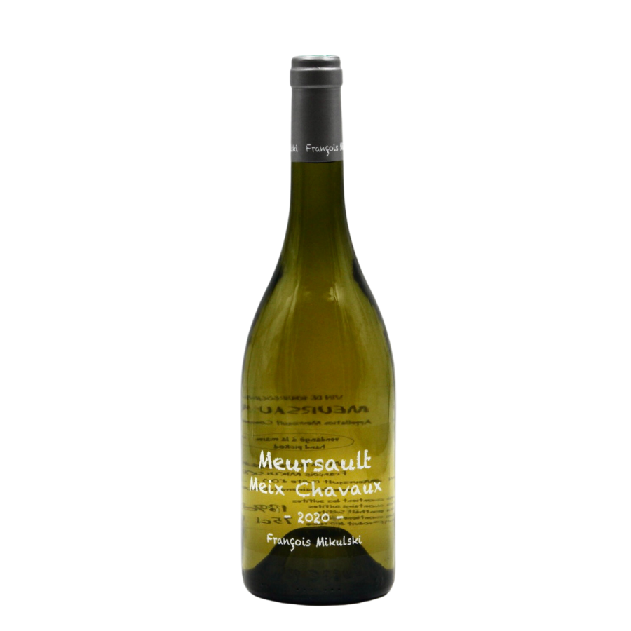 François Mikulski Meursault meix chavaux– un grand blanc de Bourgogne, alliant rondeur et tension, avec une finale saline persistante.