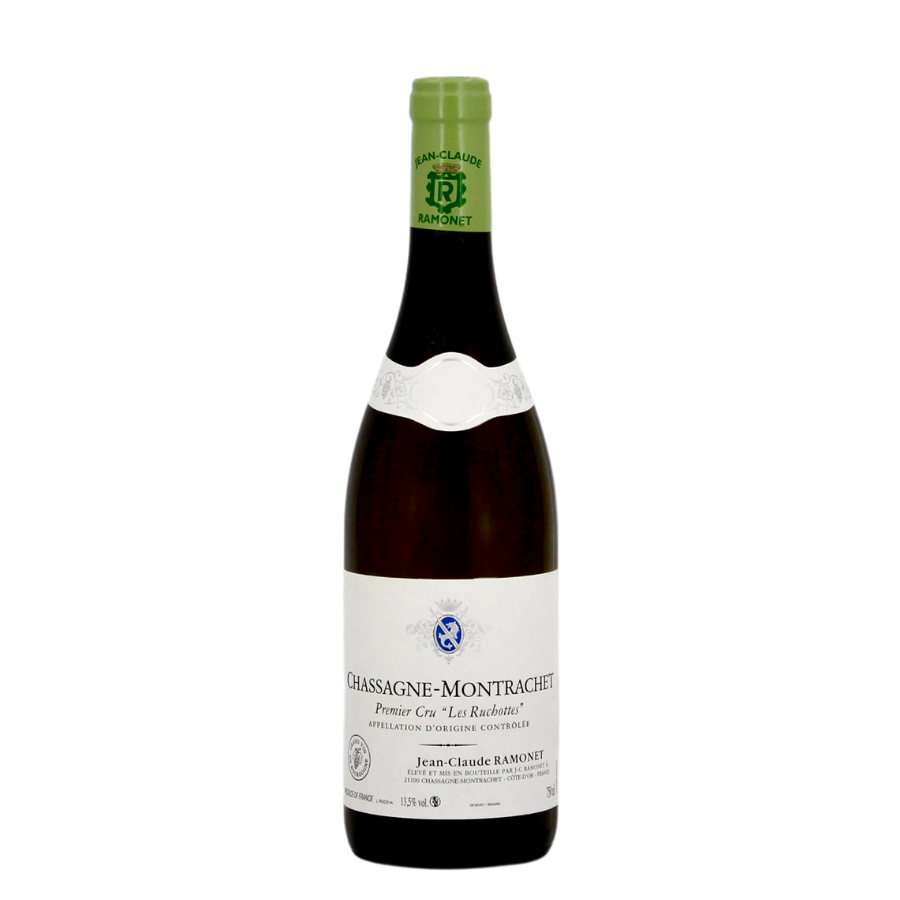 Chassagne-Montrachet millésime non précisé du 2022- Domaine Ramonet, une cuvée rare à découvrir sur Maison Dantard. Élégance, terroir et précision au rendez-vou