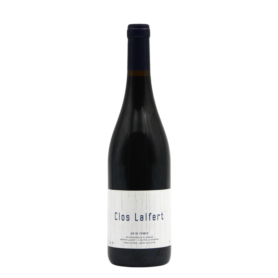 Clos Lalfert 2022 – un rouge intense et structuré, issu d’un terroir d’exception, avec des arômes profonds de mûre, de garrigue et une finale longue et épicée