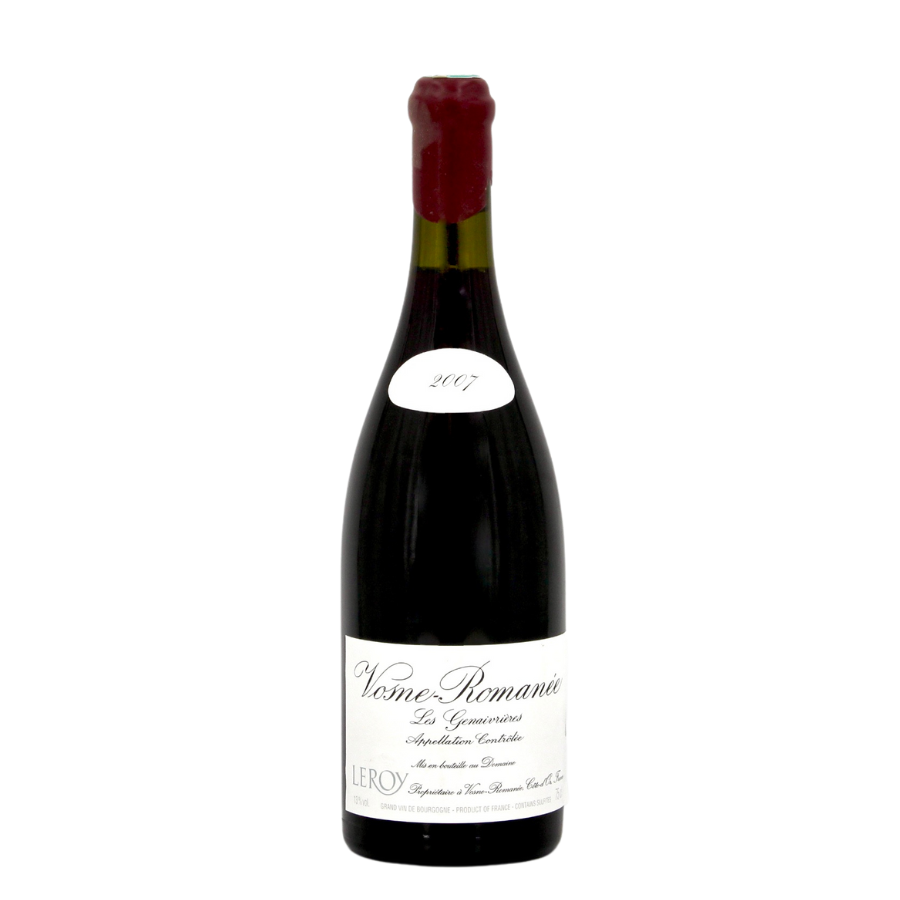 Leroy Vosne-Romanée Les Genaivrières 2007 – un Pinot Noir fin et expressif, entre cerise griotte, rose et épices exotiques