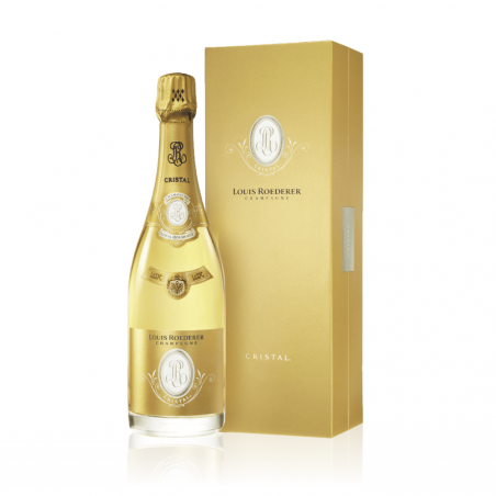 Louis Roederer Cristal 2008 – un champagne légendaire, d’une tension remarquable et aux arômes d’agrumes, miel et brioche, coffret or