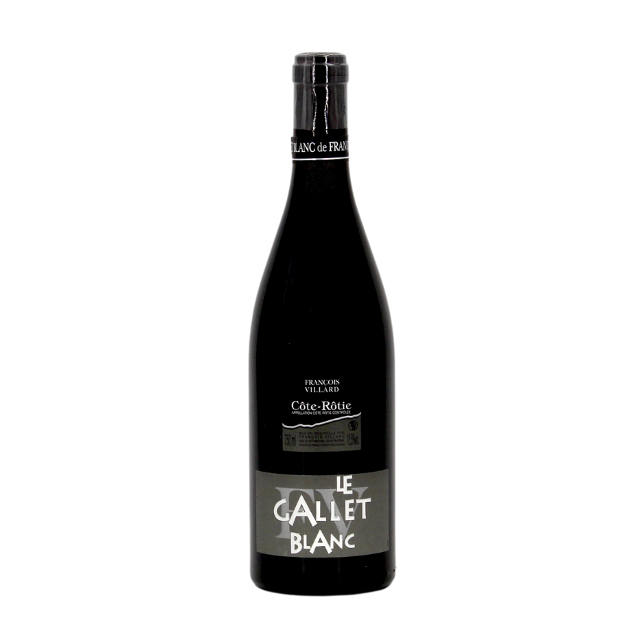 François Villard-côte rôtie 2022 – le gallet blancune Syrah expressive et gourmande, révélant des notes de mûre, de violette et de poivre noir