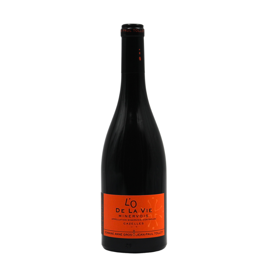 Un vin rouge élégant et précis, reflétant l'alliance du savoir-faire bourguignon et du terroir languedocien.Bouteille de Rouge, Minervois, Tranquille Rouge, Minervois, Anne Gros.