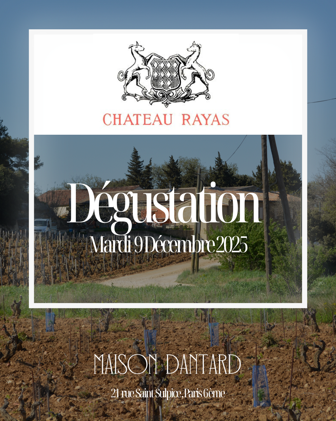 Dégustation "Les Vins d'Emmanuel Reynaud"