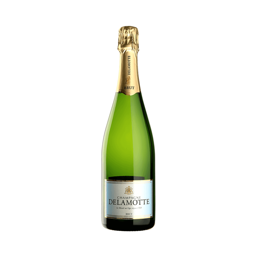 Champagne Delamotte - Un grand classique champenois, alliant finesse et fraîcheur. Bulles élégantes et équilibre parfait pour toutes les occasions. 