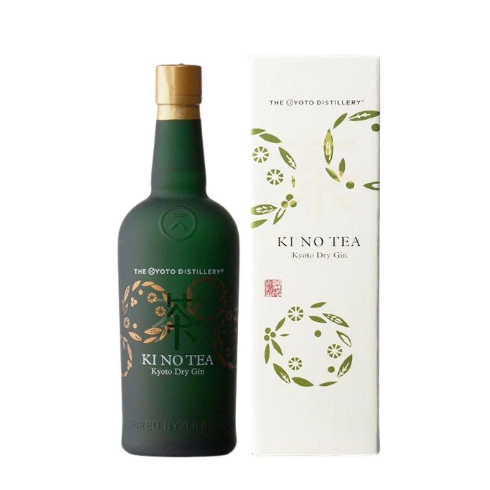 Gin KI NO TEA - Kyoto Dry Gin infusé au thé matcha et gyokuro, une harmonie japonaise de finesse et d’élégance